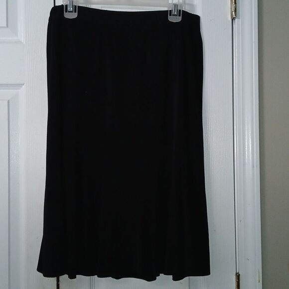 Exclusively Misook  acrylic pull-on business casual knee length skirt Sz XL - Picture 4 of 7